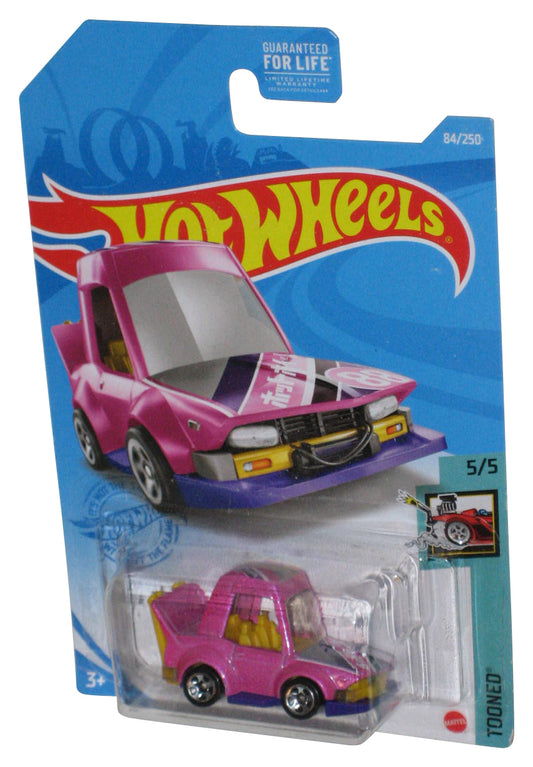 Hot Wheels Tooned 5/5 (2020) Pink Purple Manga Tuner Toy Car 84/250