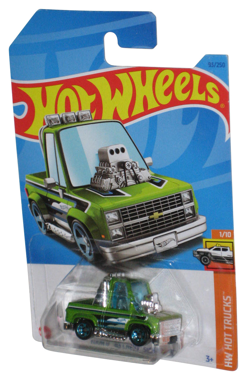 Hot Wheels HW Trucks 1/10 (2021) Green Toon'd '83 Chevy Silverado Toy Truck Car 93/250