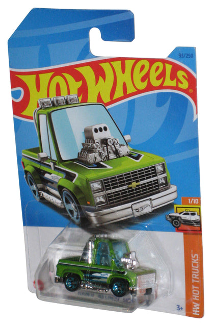 Hot Wheels HW Trucks 1/10 (2021) Green Toon'd '83 Chevy Silverado Toy Truck Car 93/250