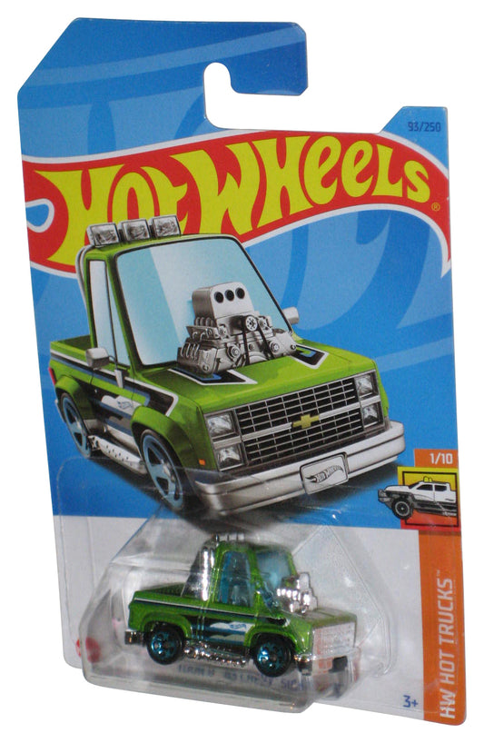 Hot Wheels HW Trucks 1/10 (2021) Green Toon'd '83 Chevy Silverado Toy Truck Car 93/250