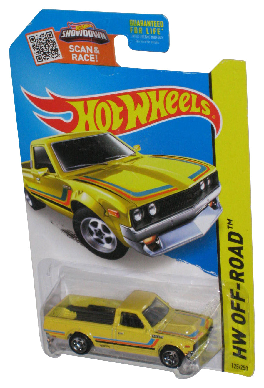 Hot Wheels HW Off-Road (2013) Yellow Datsun 620 Toy Truck 125/250