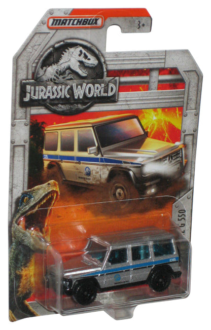 Matchbox Jurassic World Legacy (2017) Silver '14 Mercedes-Benz G 550 Toy Car