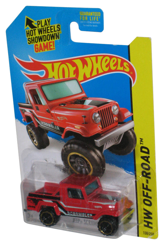 Hot Wheels HW Off-Road (2013) Red Jeep Scrambler Toy Truck 138/250