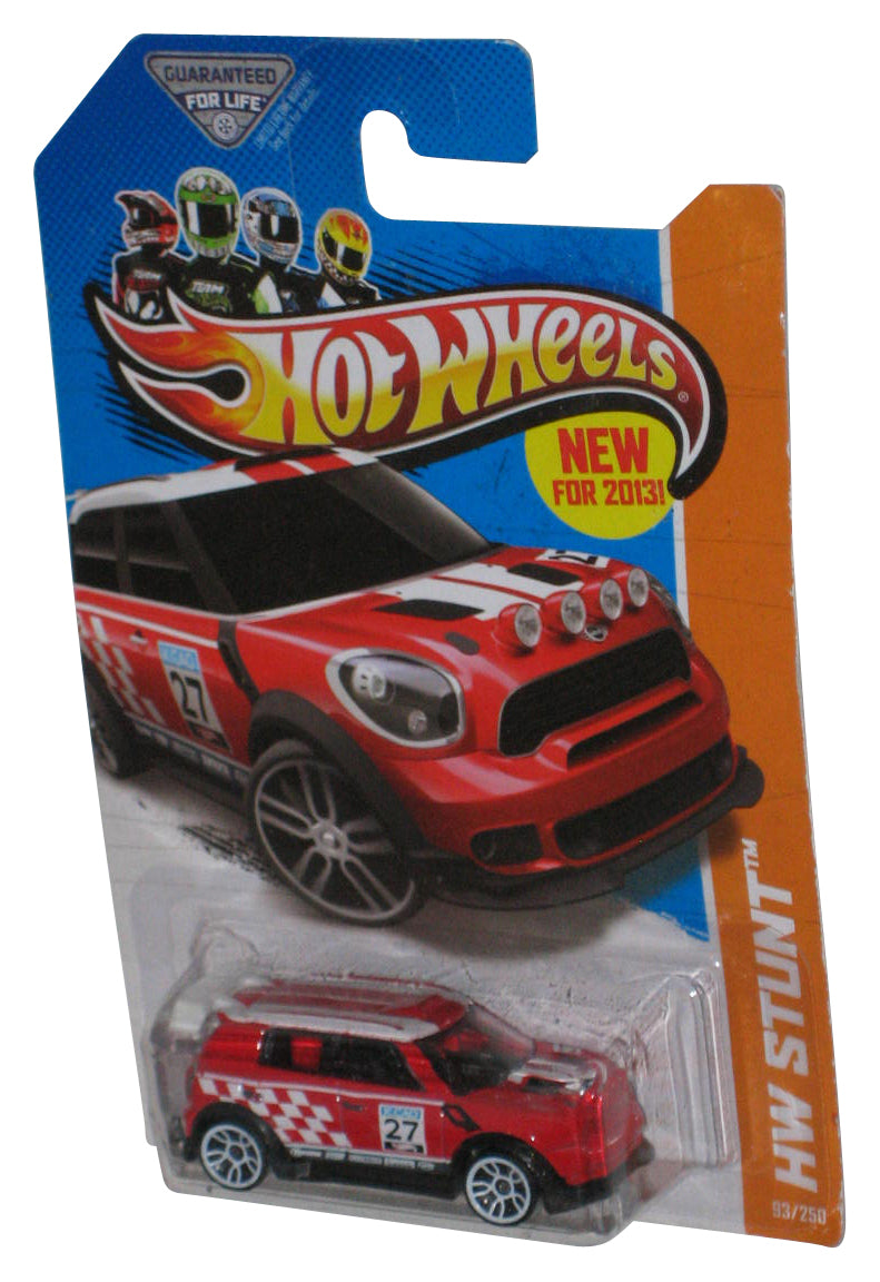 Hot Wheels HW Stunt (2013) Red '12 Mini Countryman Rally Car 93/250