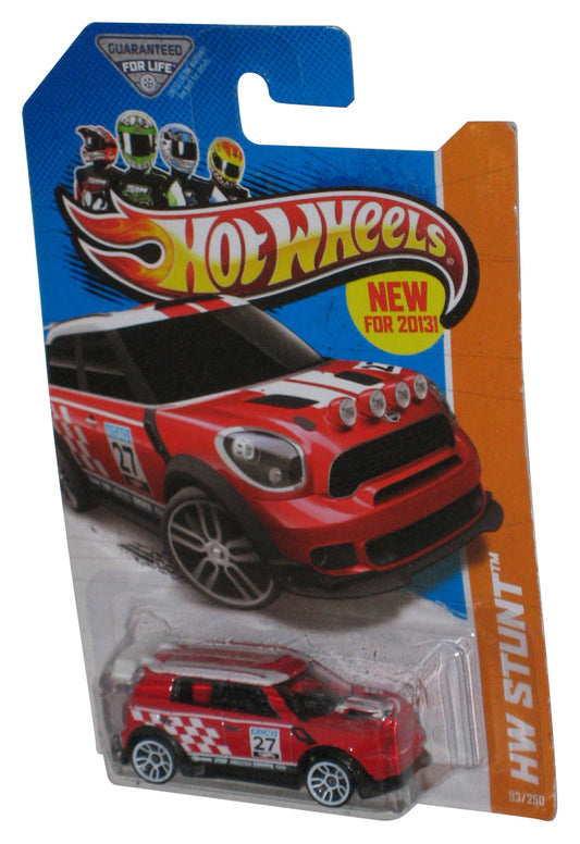 Hot Wheels HW Stunt (2013) Red '12 Mini Countryman Rally Car 93/250