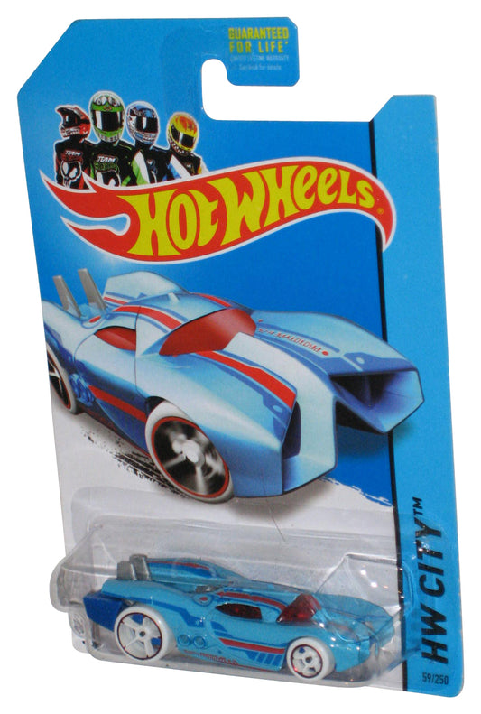 Hot Wheels HW City (2013) Blue Prototype H-24 Toy Car 59/250