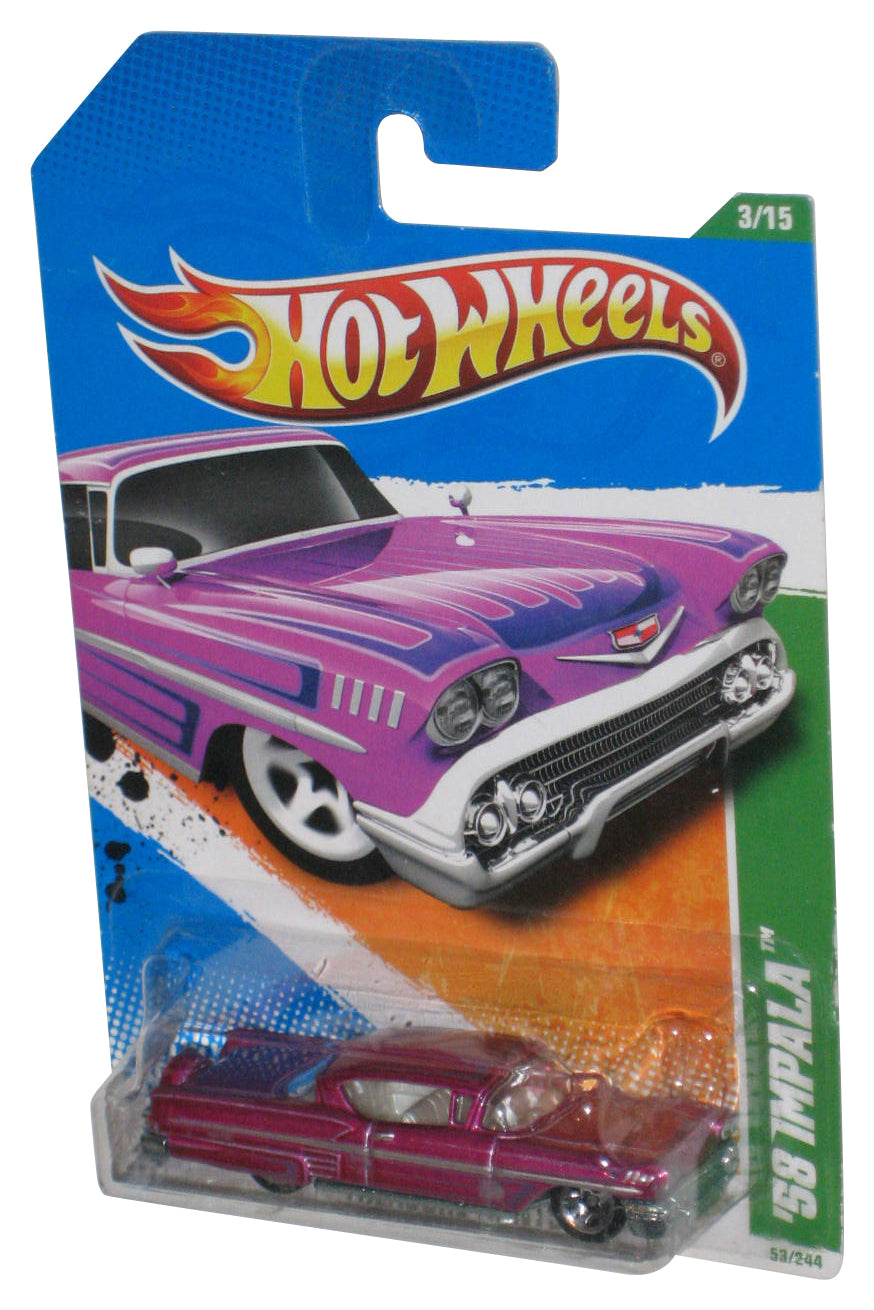 Hot Wheels Treasure Hunts 3/15 (2010) Purple '58 Impala Car Toy 53/244