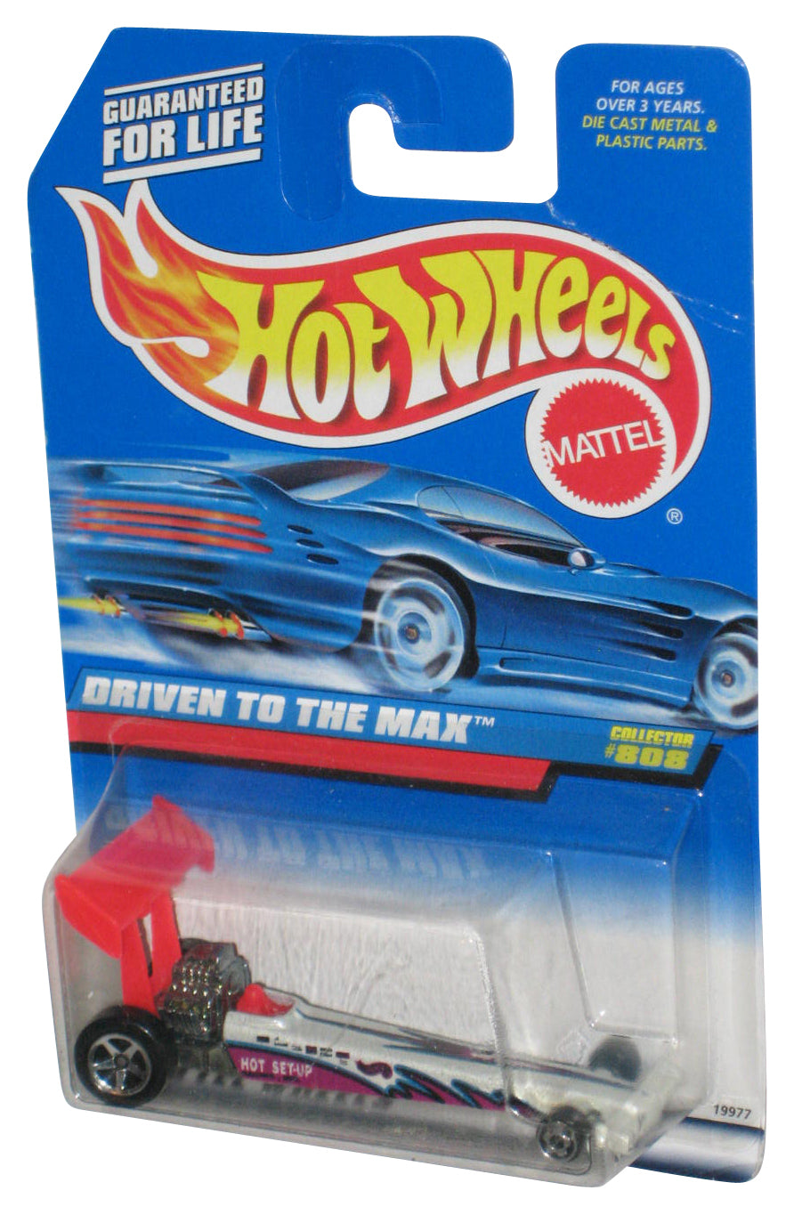 Hot Wheels Driven To The Max White (1997) Mattel Die-Cast Toy Car #808
