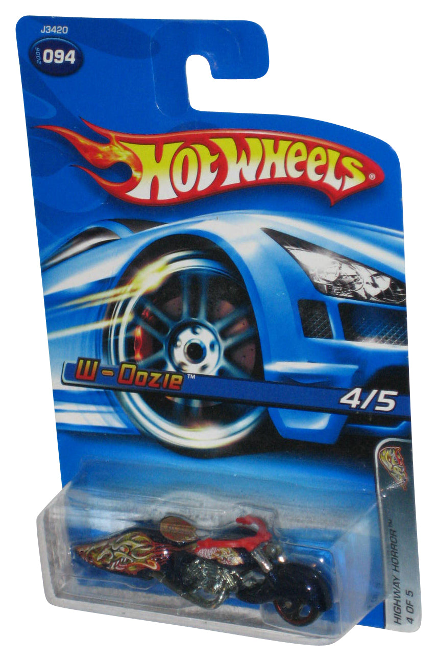 Hot Wheels Highway Horror 4/5 (2006) W-Oozie Motorcycle Bike Toy #094