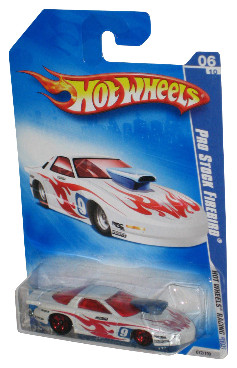 Hot Wheels Racing '09 06/10 White Pro Stock Firebird Toy Car 072/190