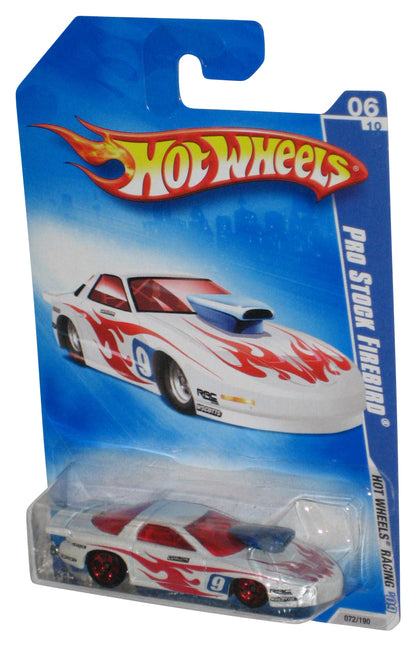 Hot Wheels Racing '09 06/10 White Pro Stock Firebird Toy Car 072/190
