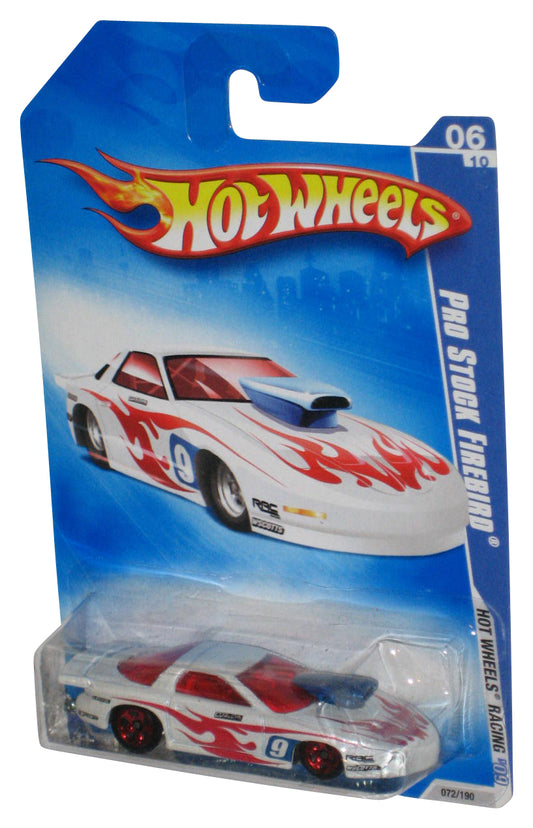 Hot Wheels Racing '09 06/10 White Pro Stock Firebird Toy Car 072/190