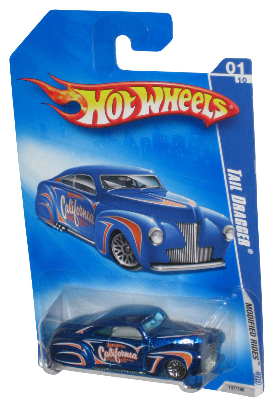 Hot Wheels Modified Rides '09 01/10 Blue Tail Dragger Toy Car 157/190