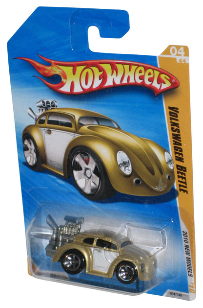 Hot Wheels 2010 New Models '10 Gold Volkswagen Beetle Car 004/240