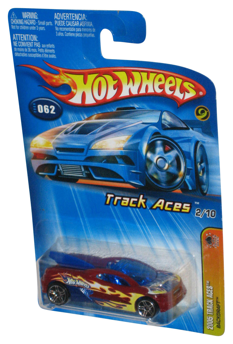 Hot Wheels 2005 Track Aces 2/10 Red Backdraft Die-Cast Toy Car #062