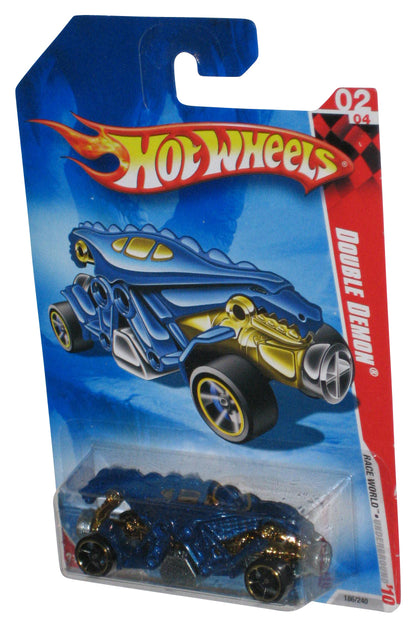 Hot Wheels Race World Underground '10 Blue Double Demon Toy Car 186/240