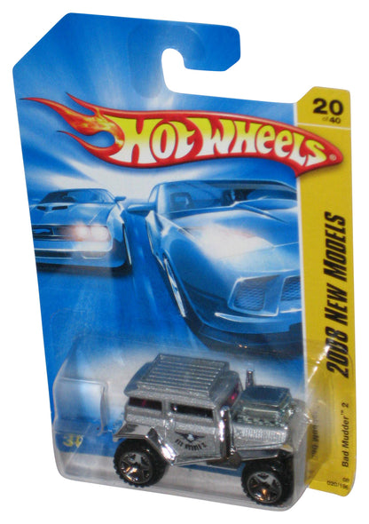 Hot Wheels 2008 New Models 20/40 Silver Bad Mudder 2 Toy Car 020/196