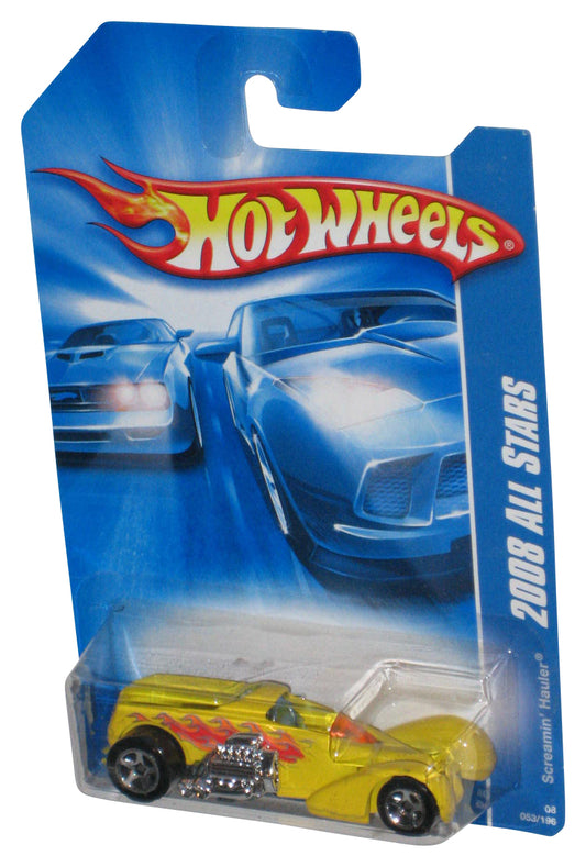 Hot Wheels 2008 All Stars Yellow Screamin' Hauler Toy Car 053/196