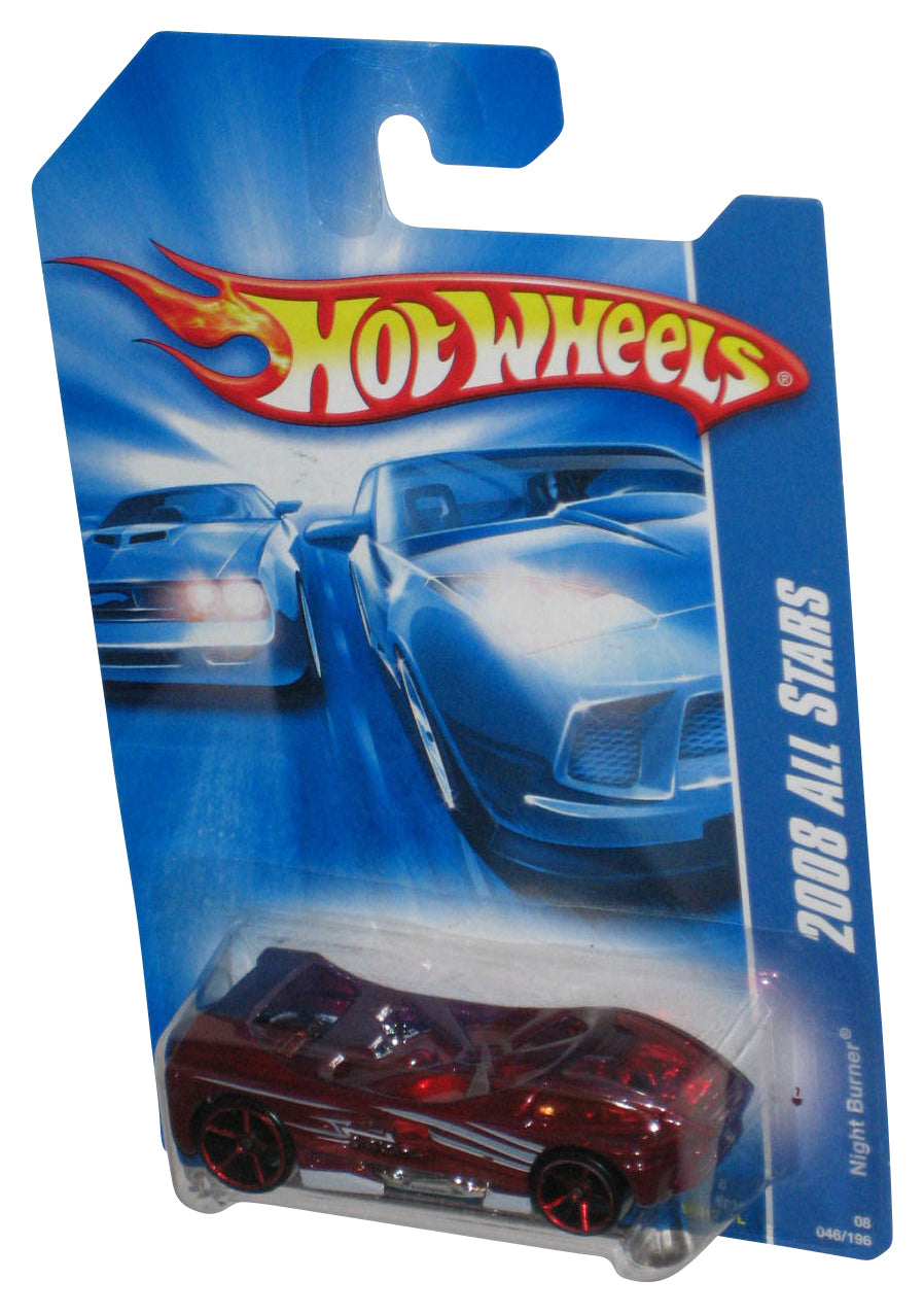 Hot Wheels 2008 All Stars (2007) Red Night Burner Toy Car 046/196