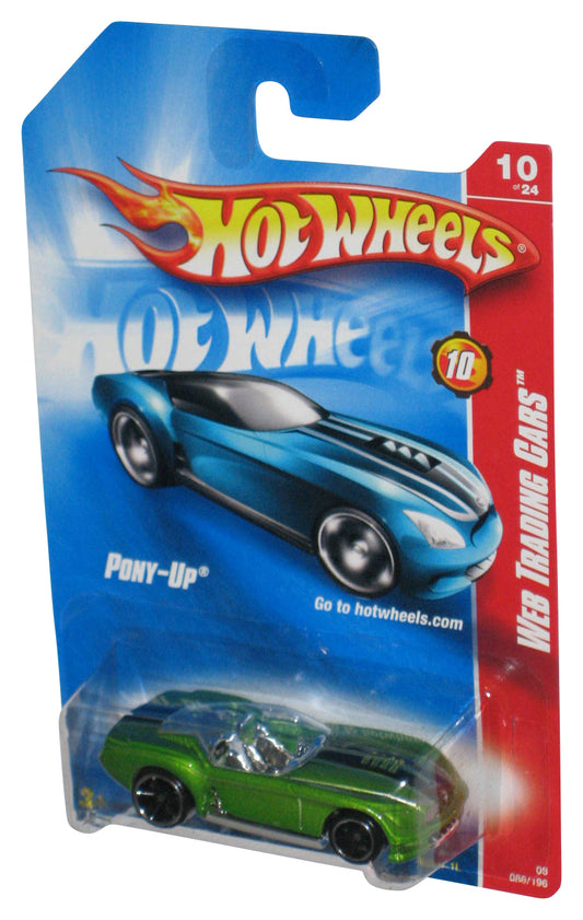 Hot Wheels Web Trading Cars (2007) Green Pony-Up Car 086/196