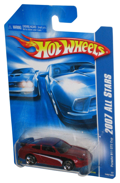 Hot Wheels 2007 All Stars Red Porsche 911 GT3 Cup Toy Car 146/180