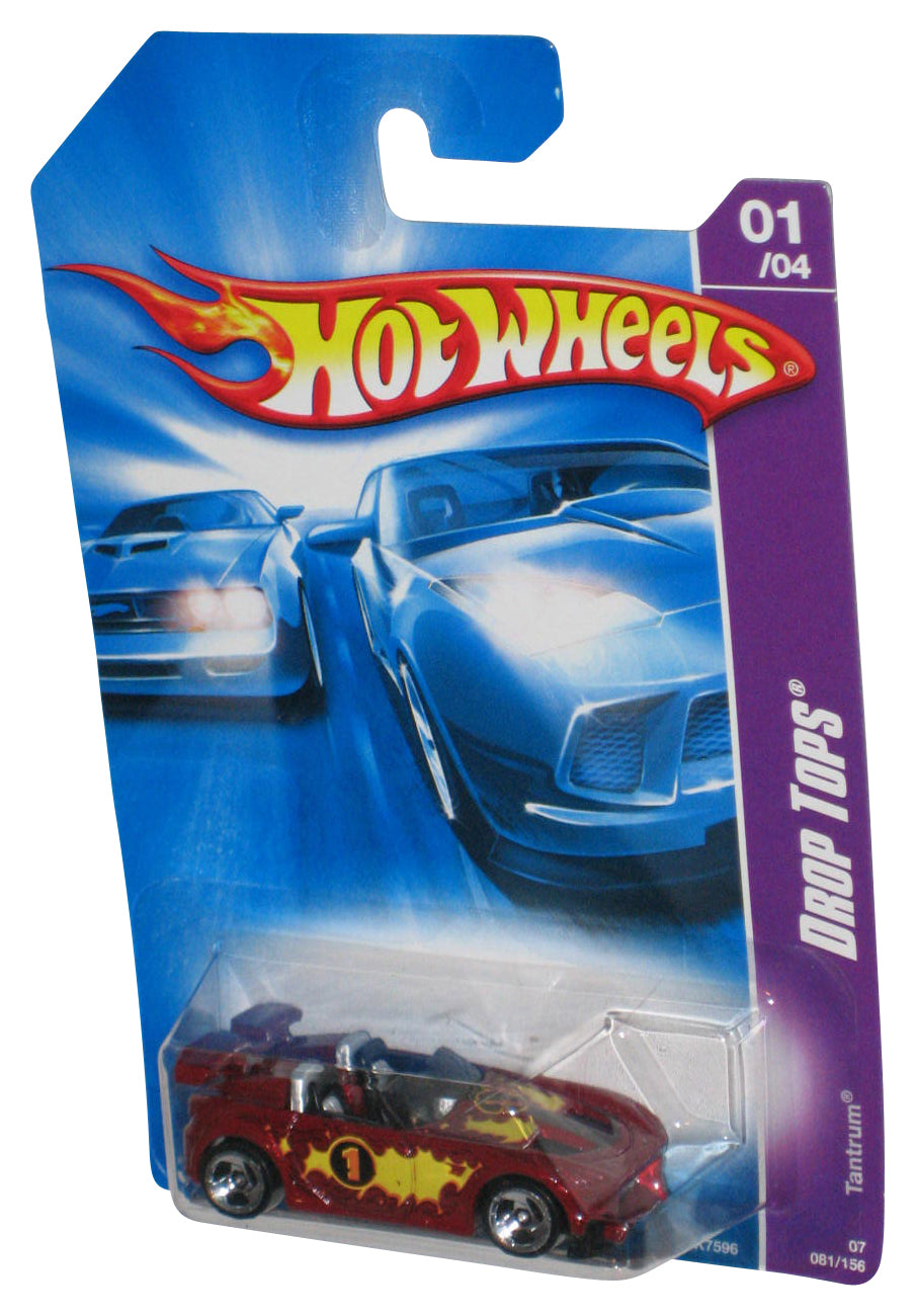Hot Wheels Drop Tops 1/4 (2007) Red Tantrum Toy Car 081/156