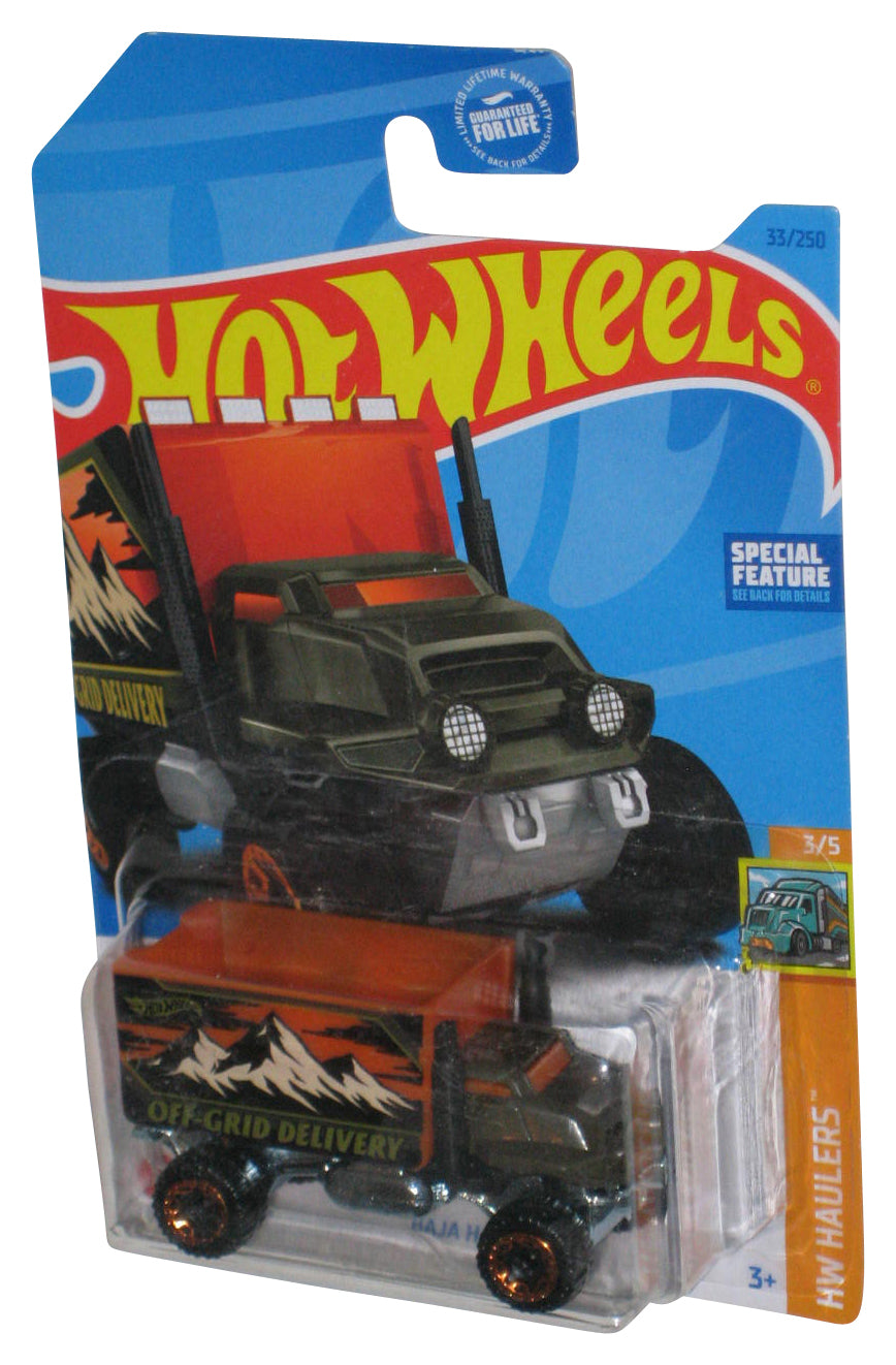 Hot Wheels HW Haulers 3/5 (2021) Black Baja Hauler Toy Truck 33/250