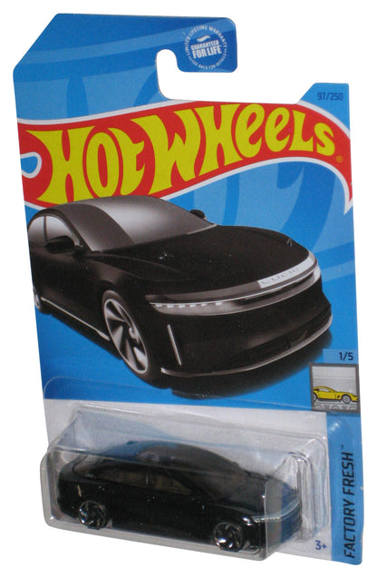Hot Wheels Factory Fresh 1/5 (2021) Black Lucid Air Toy Car 97/250