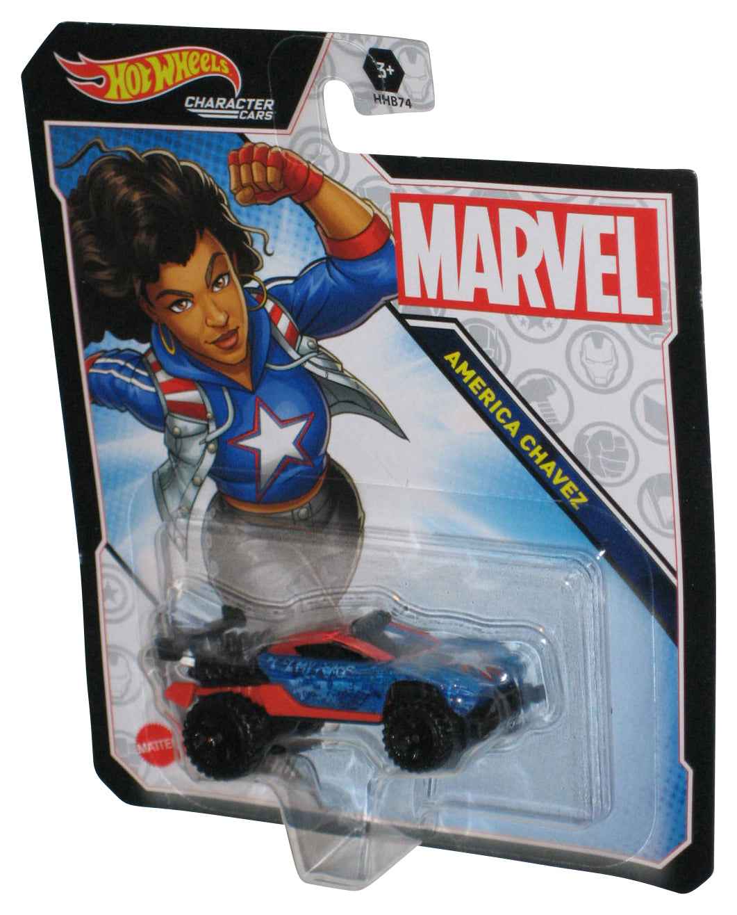 Marvel America Chavez (2022) Mattel Hot Wheels Character Cars Toy Car