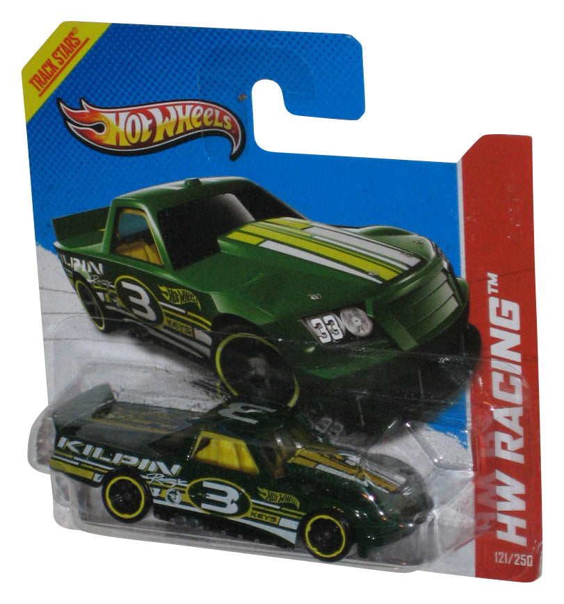 Hot Wheels HW Racing (2012) Green Circle Trucker Car 121/250 - (Short Card)