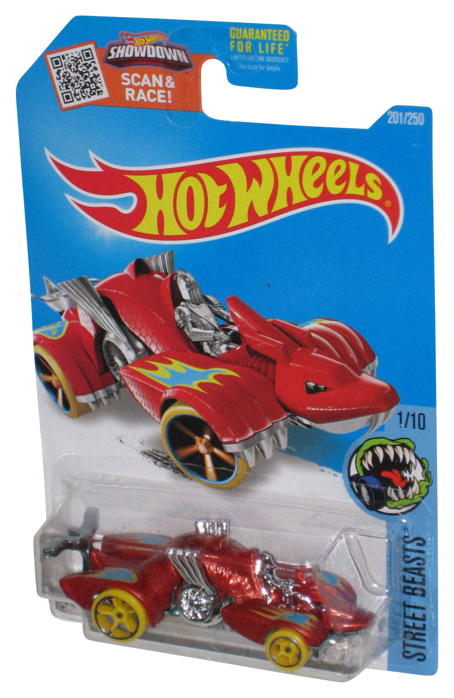 Hot Wheels Street Beasts 1/10 (2015) Red Knight Draggin' Car 201/250