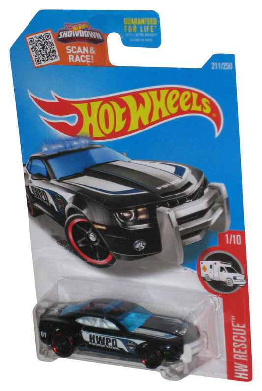 Hot Wheels HW Rescue 1/10 (2015) Black '10 Camaro SS Toy Car 211/250