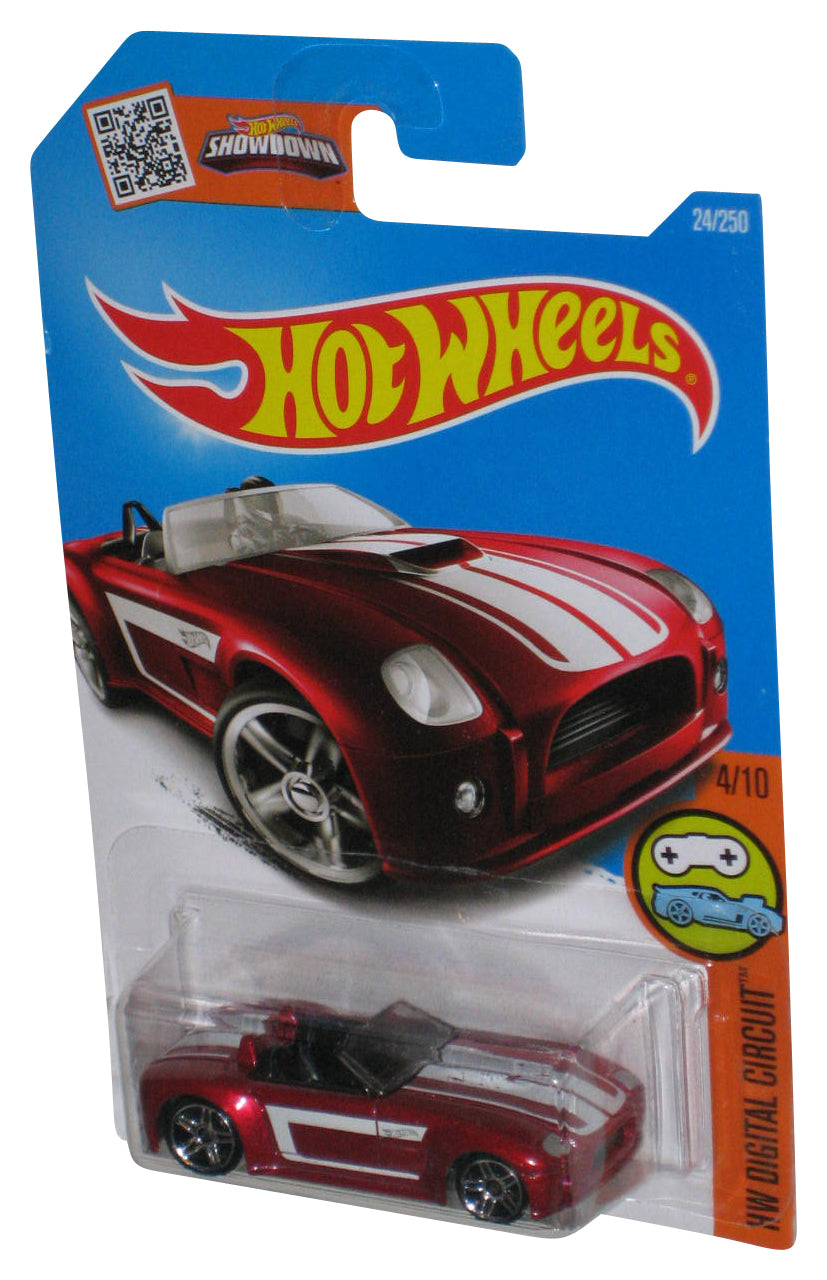 Hot Wheels HW Digital Circuit 4/10 (2015) Red Ford Shelby Cobra Concept Car 24/250