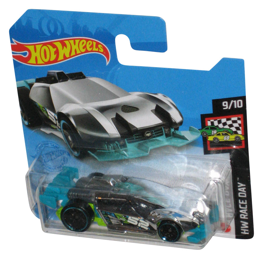Hot Wheels HW Race Day (2018) Silver DAVancenator Toy Car 9/10 - (Short Card)