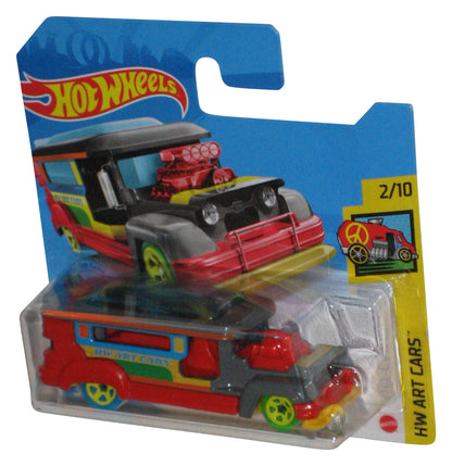 Hot Wheels HW Art Cars (2018) Red Road Bandit Toy Car 2/10 - (Short Card)