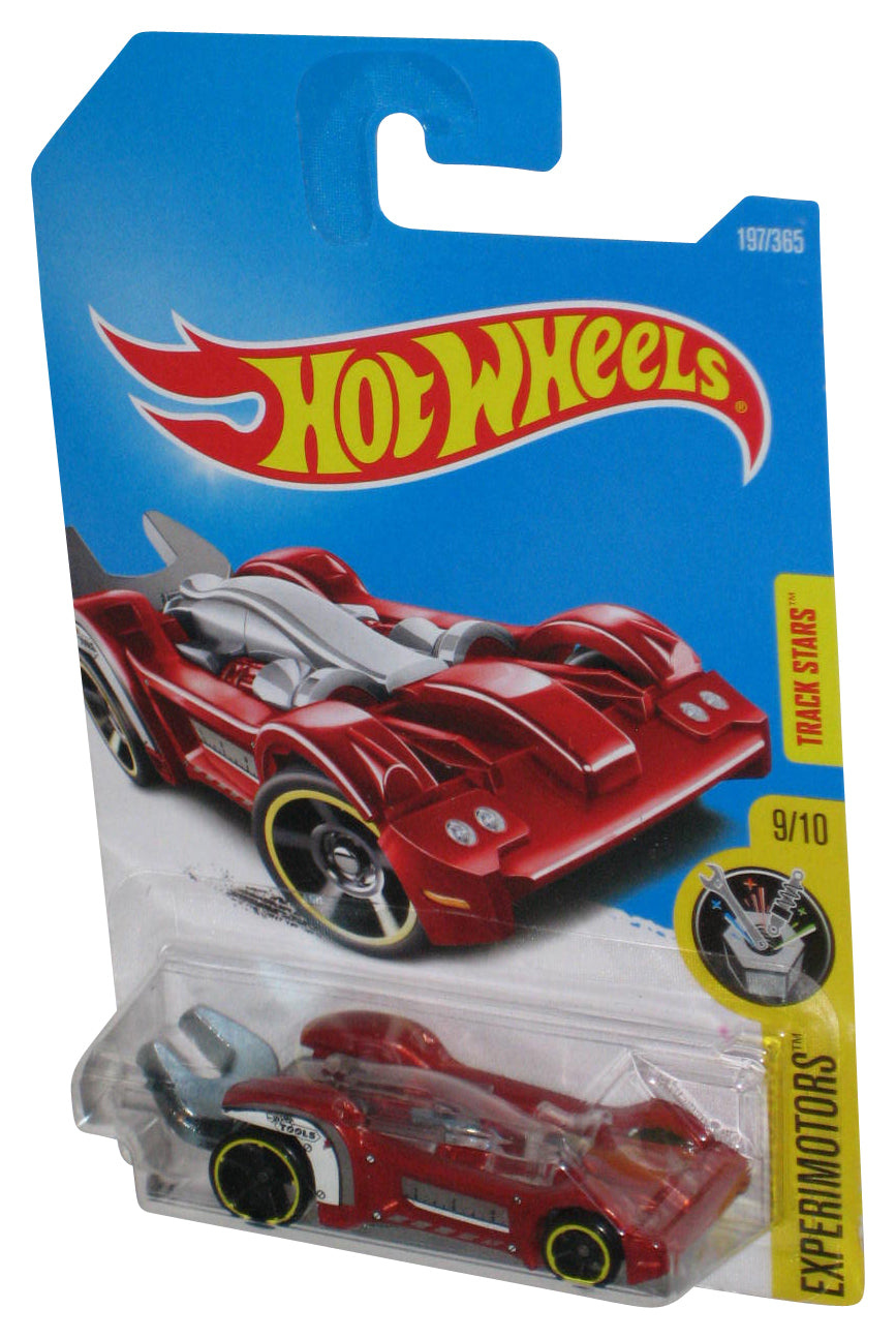 Hot Wheels Experimotors 9/10 (2015) Red Tooligan Toy Car 197/365