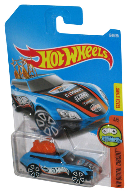 Hot Wheels HW Digital Circuit 4/5 (2015) Blue Tour De Fast Car 194/365