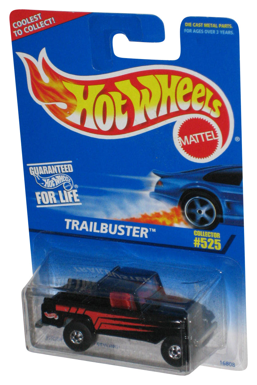 Hot Wheels Trailbuster (1996) Mattel Collector Black Toy Truck #525