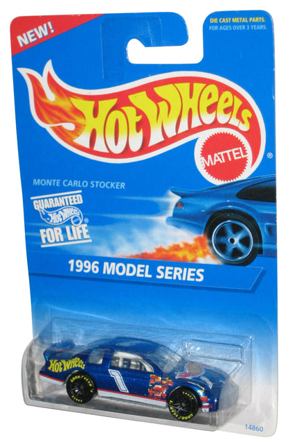 Hot Wheels 1996 Model Series Blue Monte Carlo Stocker Toy Car #440