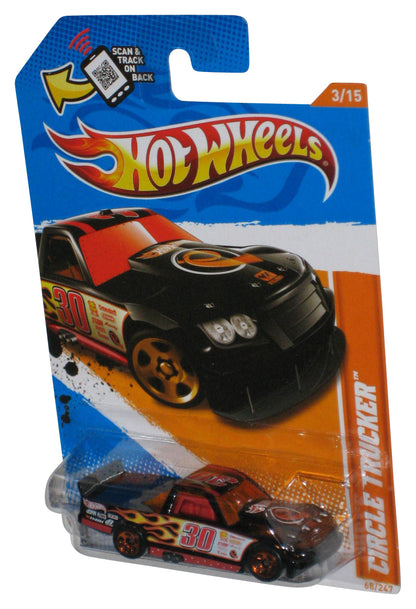 Hot Wheels Track Stars '12 3/15 (2011) Black Circle Trucker Toy Car 68/247