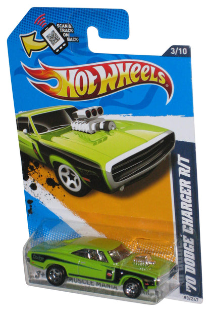 Hot Wheels Muscle Mania Mopar '12 3/10 (2011) Green '70 Dodge Charger R/T Car 83/247