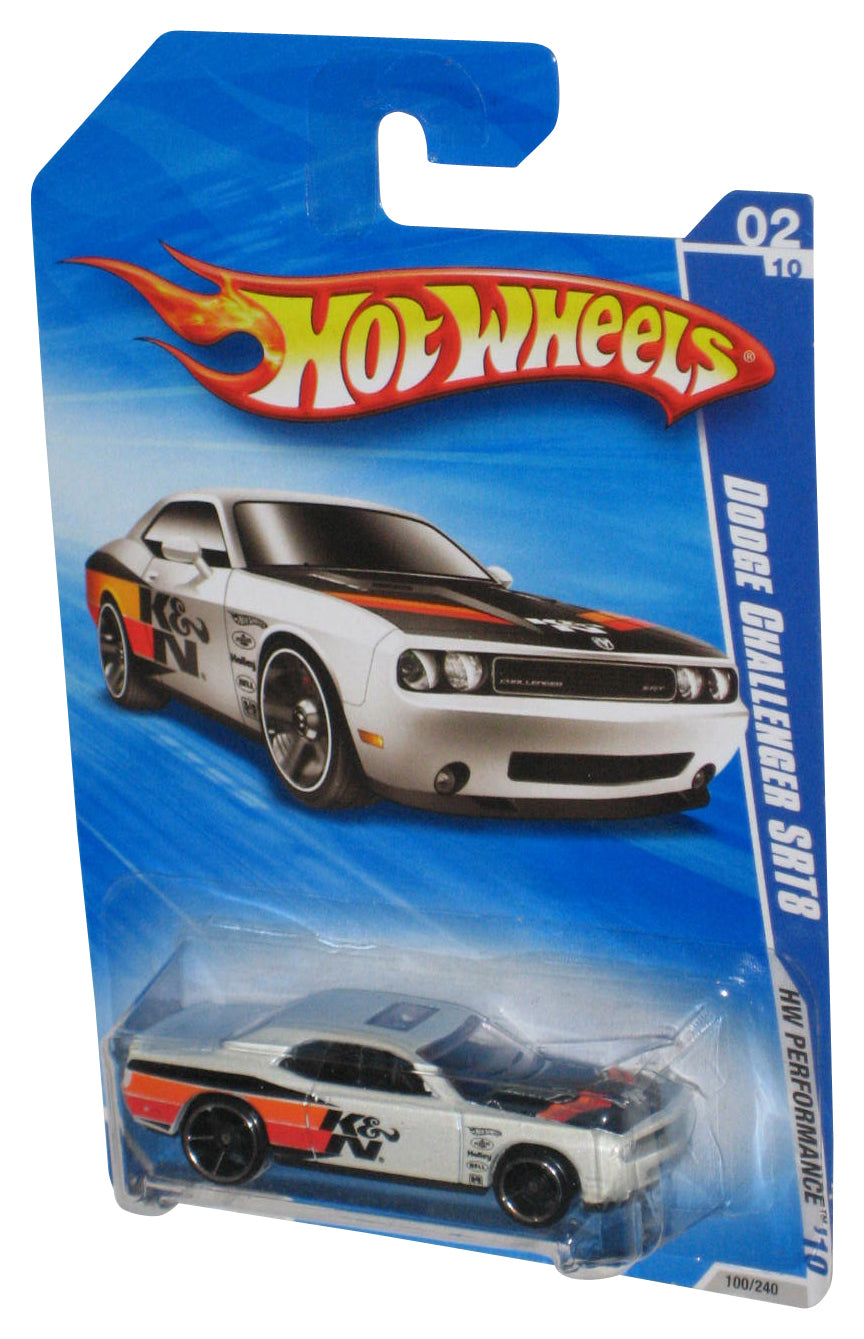Hot Wheels HW Performance '10 02/10 (2009) White Dodge Challenger SRT8 Car 100/240
