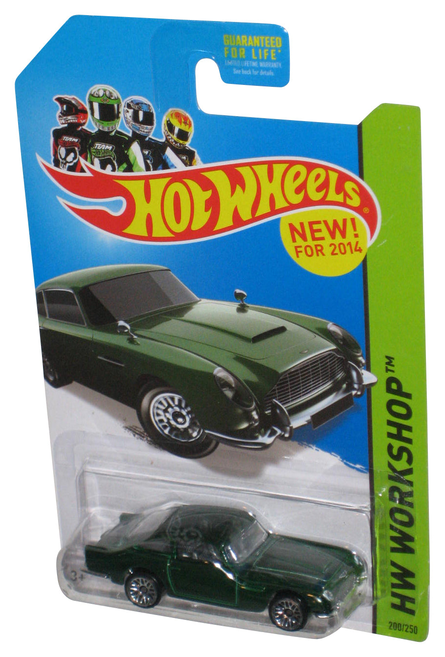 Hot Wheels HW Workshop (2014) Green Aston Martin 1963 DB5 Car 200/250