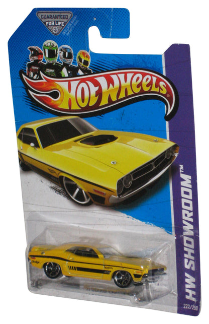 Hot Wheels HW Showroom (2012) Yellow '71 Dodge Challenger Toy Car 222/250
