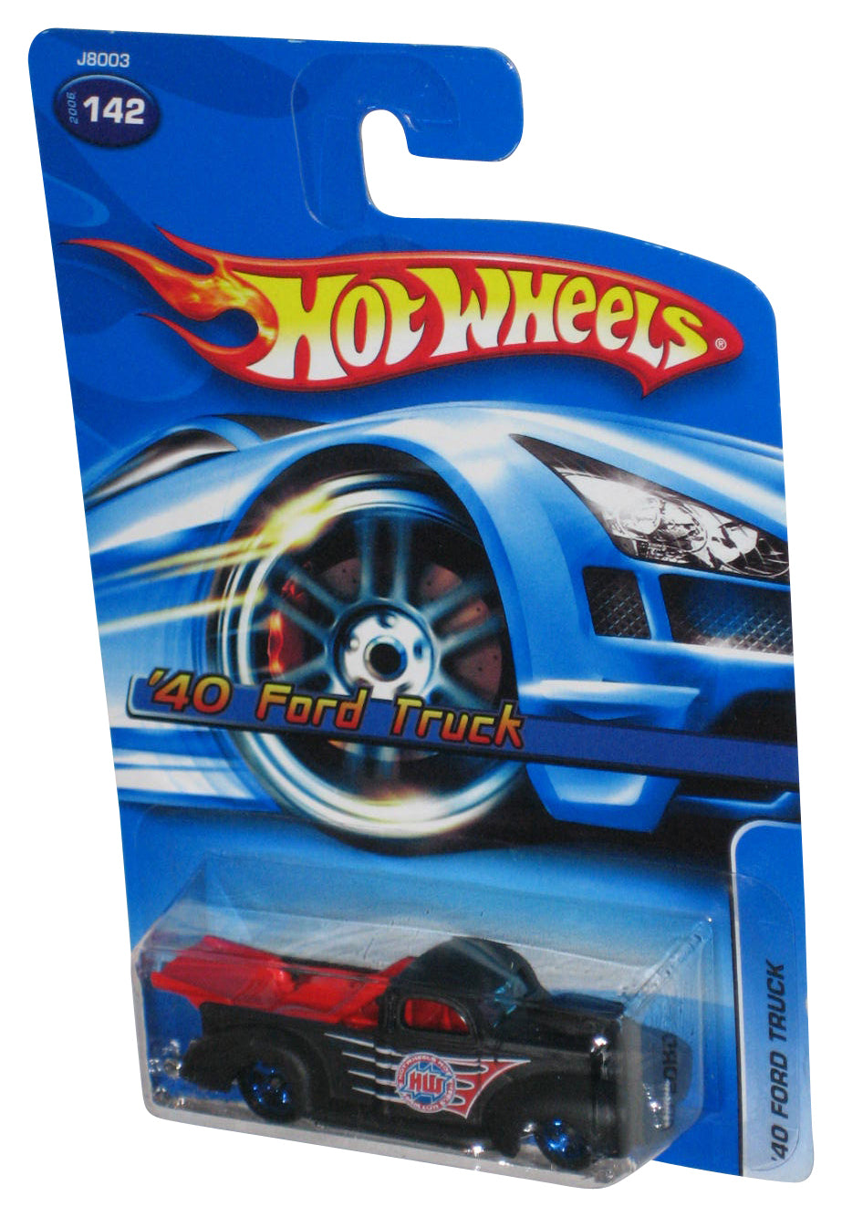 Hot Wheels Black '40 Ford Truck (2006) Mattel Die-Cast Toy #142