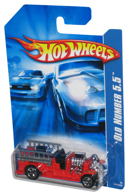 Hot Wheels Old Number 5.5 (2006) Red Die-Cast Toy Truck 191/223
