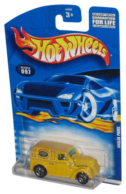 Hot Wheels Anglia Panel (2001) Mattel Yellow Die-Cast Toy Car #097