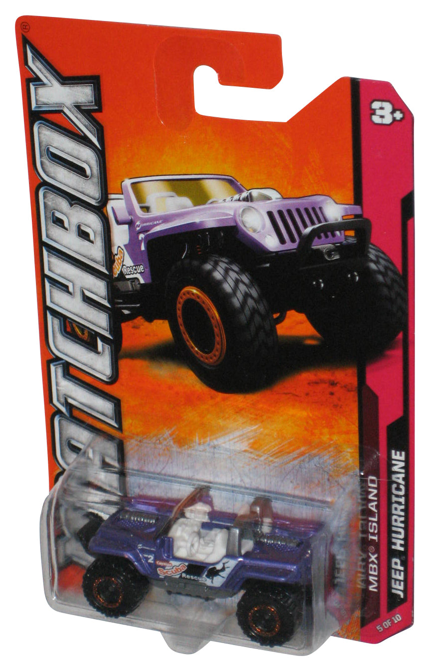 Matchbox MBX Island 5/10 (2011) Purple Jeep Hurricane Toy Car 95/120