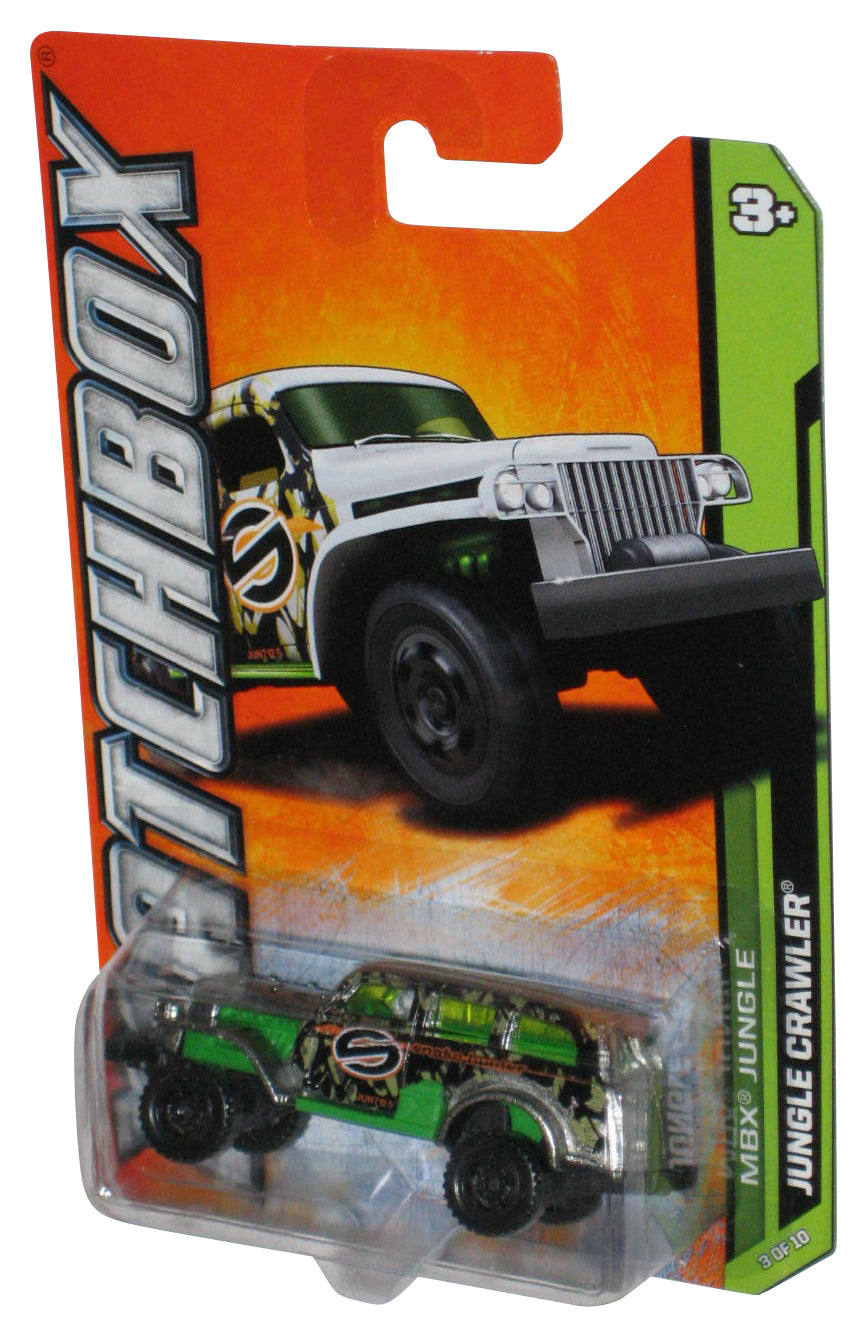 Matchbox MBX Jungle Crawler 3/10 (2011) Mattel Silver Toy Car 103/120