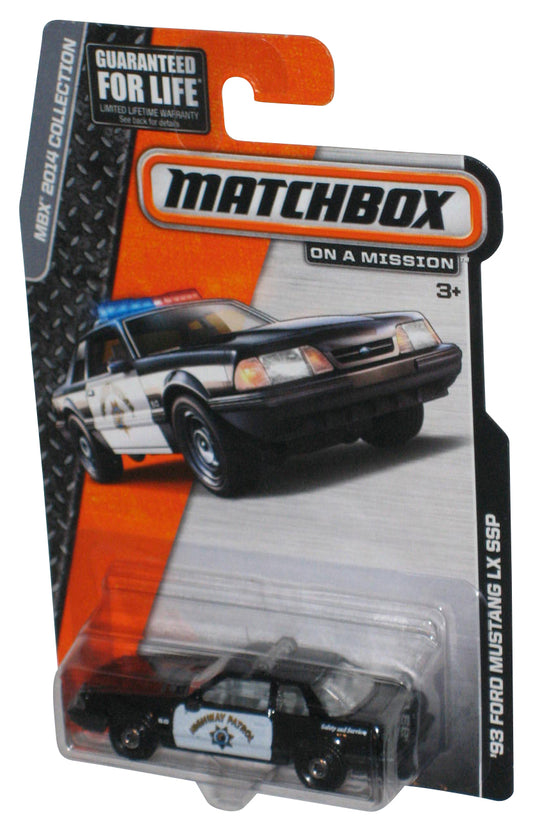 Matchbox MBX 2014 Collection Black '93 Ford Mustang LX SSP Toy Car